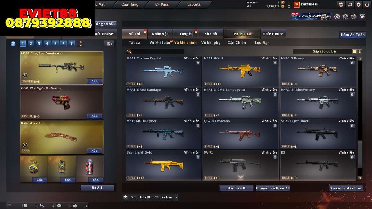 shop acc cf uy tin gia re